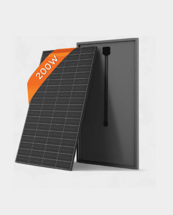 200W N-Type TOPCon Solar Panel 12V All-Black