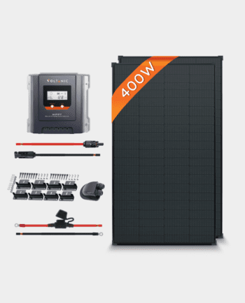 400W 12V MPPT All-Black Solar Panel Kit | 2x200W