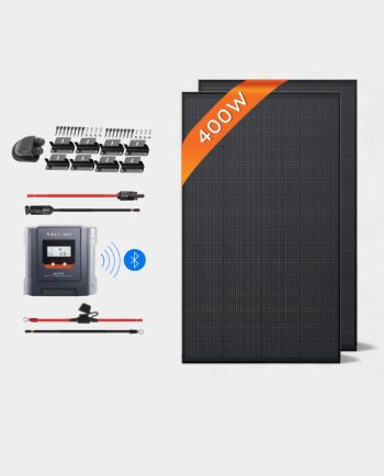 400W 12V MPPT All-Black Solar Panel Kit | 2x200W