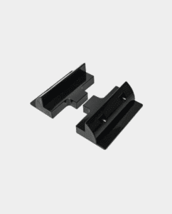 2x No-Drill ABS Side Supports | Black