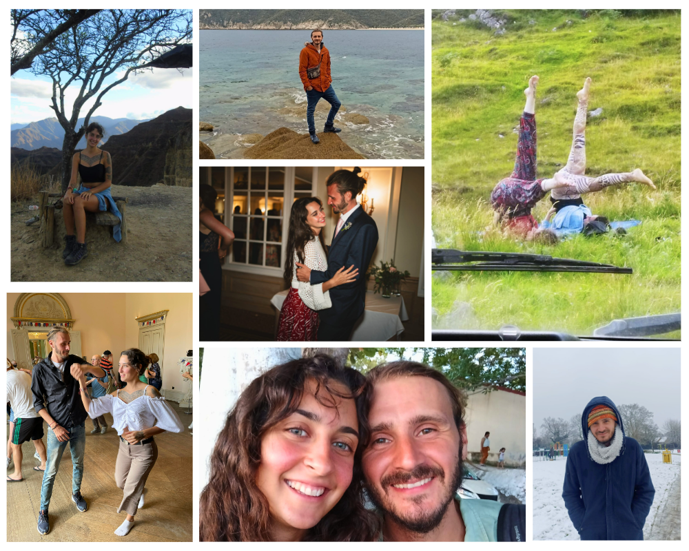 Photos about us, Jason and Denise, co-founders of Voltanic
