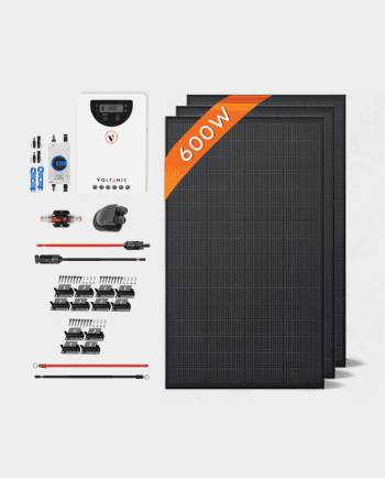 Max-Power 600W 12V/24V MPPT All-Black Solar Panel Kit