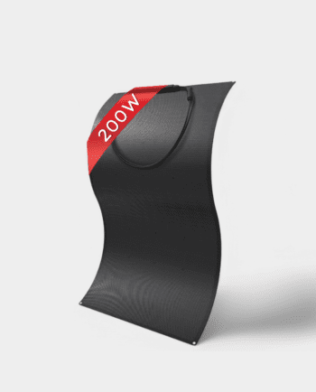 200W Flexible HPBC Solar Panel 12V All-Black