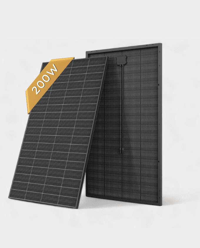200W Bifacial Solar Panel N-Type Topcon All-Black